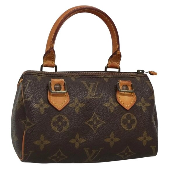 LOUIS VUITTON Monogram Mini Speedy Hand Bag M41534 LV Auth hk2286 - Picture 1 of 13